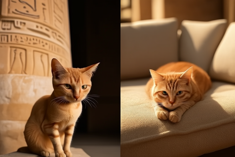 From Temple to Couch: The Journey of the Abyssinian Cat