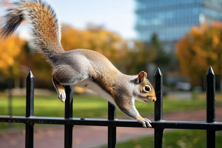 From Park To Playground: How Urban Squirrels Thrive Amongst Concrete And Steel