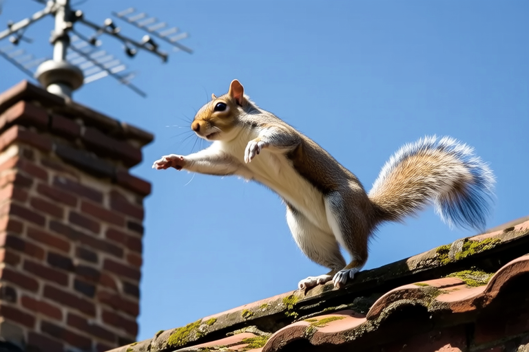 Meet the Ultimate Acrobats: How Squirrels Rule Urban Rooftops